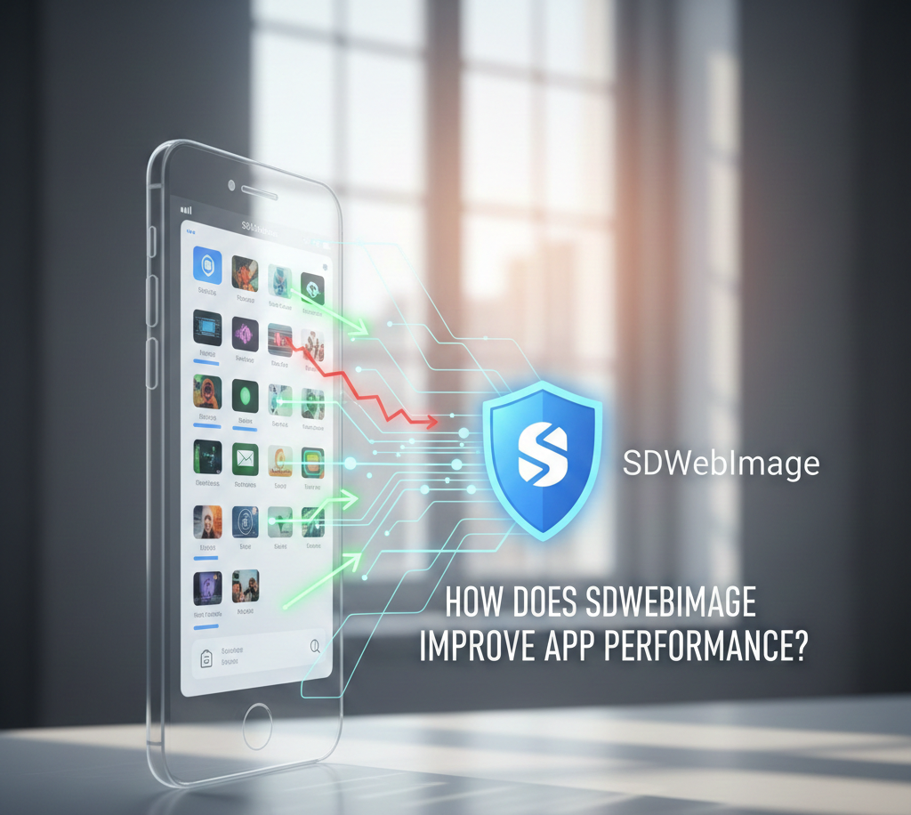 How does SDWebImage improve app performance?